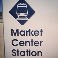Photo taken at Market Center Station (DART Rail) by Robert P. on 10/1/2012