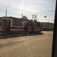 Photo taken at Трамвай №45 by Anna B. on 5/17/2016