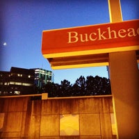 Photo taken at Buckhead Station Southbound Line by Brian S. on 10/9/2013