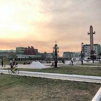 Photo taken at Площадь Победы by Nekz on 6/17/2019