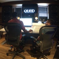 Photo taken at Quad Recording Studios by Djcia B. on 7/16/2014