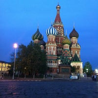 Photo taken at St. Basil&amp;#39;s Cathedral by Anna D. on 5/11/2013