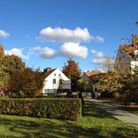 Photo taken at Comenius-Garten by Marci S. on 10/28/2012