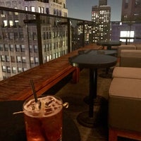 Photo taken at Gansevoort Park Rooftop by Marie F. on 1/19/2018