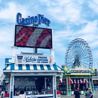 Photo taken at Casino Pier &amp;amp; Breakwater Beach by Christopher T. on 6/9/2018