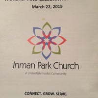 Photo taken at Inman Park United Methodist Church by Court D. on 3/22/2015