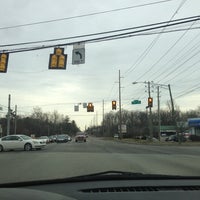 Photo taken at Stoplight 79th &amp;amp; Michigan Road by Luis A. V. on 3/9/2013