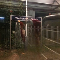 Photo taken at Walton-on-Thames Railway Station (WAL) by simon p. on 8/19/2016