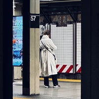 Photo taken at MTA Subway - 57th St/7th Ave (N/Q/R/W) by David C. on 3/7/2024