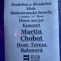 Photo taken at Hudební a divadelní klub Malostranská beseda by Monika K. on 4/1/2023