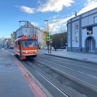 Photo taken at Pod Jezerkou (tram, bus) by Monika K. on 4/10/2022