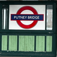 Photo taken at Putney Bridge London Underground Station by Cenk Y. on 3/15/2024