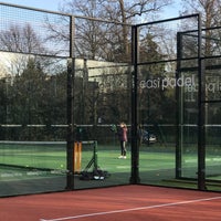 Photo taken at Bishop&amp;#39;s Park Tennis Courts by Cenk Y. on 12/29/2019