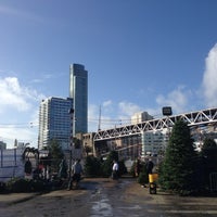 Photo taken at Delancey Street Xmas Tree Lot by Lawrence S. on 12/22/2012
