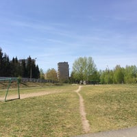 Photo taken at Футбольное поле by John D. on 5/17/2016
