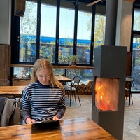 Photo taken at Café Nullpunkt by Matthew V. on 11/22/2022