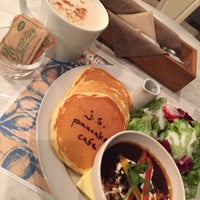 Photo taken at j.s. pancake cafe by miyo t. on 7/5/2015