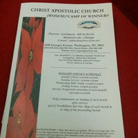 Photo taken at Christ Apostolic Church by Olumide M. on 1/29/2017