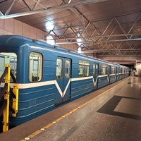Photo taken at metro Parnas by Vitaly S. on 10/17/2020