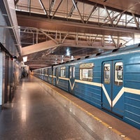 Photo taken at metro Parnas by Vitaly S. on 10/17/2020