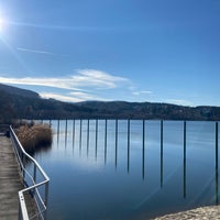 Photo taken at Wienerwaldsee by Sania F. on 2/13/2022