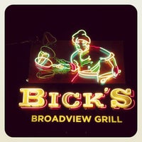 Photo taken at Bick&amp;#39;s Broadview Grill by Jennifer R. on 12/29/2012