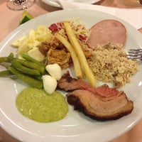 Photo taken at Churrascaria Vento Sul by Marcos S. on 2/13/2015