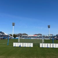 Photo taken at NHK Spring Mitsuzawa Football Stadium by Rin S. on 2/24/2024