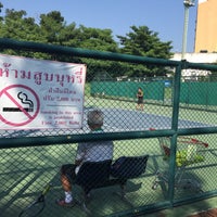 Photo taken at Tennis Court by Padka P. on 10/25/2015
