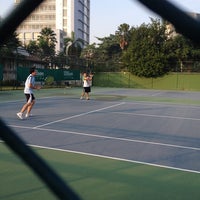 Photo taken at Tennis Court by Padka P. on 11/29/2014