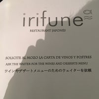 Das Foto wurde bei Irifune Restaurant Japonés von Dami R. am 6/1/2016 aufgenommen