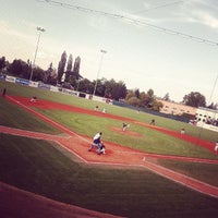 Photo taken at Městský baseballový stadion by Kajla S. on 5/8/2013