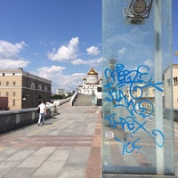 Photo taken at Patriarshiy Bridge by Vladimir Y. on 7/1/2015