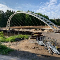 Photo taken at Vantaanjoen-Maaherrantien silta by Aapo R. on 6/8/2020