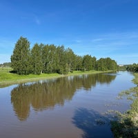 Photo taken at Tapaninvainion uimarannan silta by Aapo R. on 6/4/2021