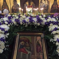 Photo taken at Церковь Живоначальной Троицы в Хорошево-Мневниках by Liubov S. on 9/21/2019