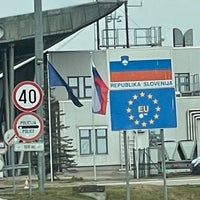 Photo taken at HR/SLO Border - Obrežje-Bregana by Ed A. on 3/16/2022