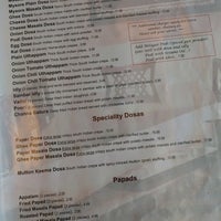 Снимок сделан в Karaikudi Chettinad South Indian Restaurant пользователем Fatema H. 1/22/2017