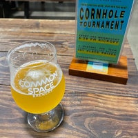 Photo taken at Common Space Brewery by Liz C. on 4/29/2022
