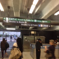 Photo taken at Powell Bart Station Flower Shop by SooFab on 8/7/2014