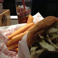 Photo taken at Red Robin Gourmet Burgers and Brews by Harley A. on 2/9/2013