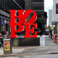 Photo taken at HOPE Sculpture by Robert Indiana by Mike D. on 6/20/2022