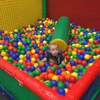 Photo taken at Locomotion Inflatable Play by Julie H. on 5/8/2015