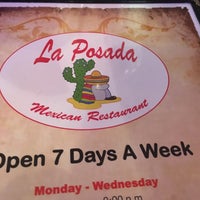 Photo taken at La Posada Mexican Restaurant by Julie H. on 3/17/2017