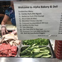 Photo taken at Alpha Bakery &amp;amp; Deli by Tina on 10/1/2018