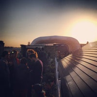 Photo taken at Dalston Roof Park by James G. on 5/2/2013