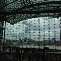 Photo taken at Berlin Central Station by Tinchen on 4/13/2013