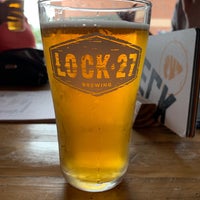 Photo taken at Lock 27 Brewing Company - Dayton Brewpub by Christopher G. on 7/9/2021