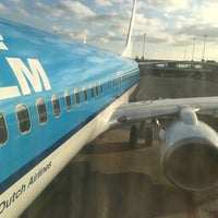 Photo taken at KLM Flight KL1847 [AMS - VIE] by Gábor L. on 10/19/2018