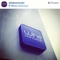 Photo taken at Wine Concept by Señaletik P. on 3/13/2014